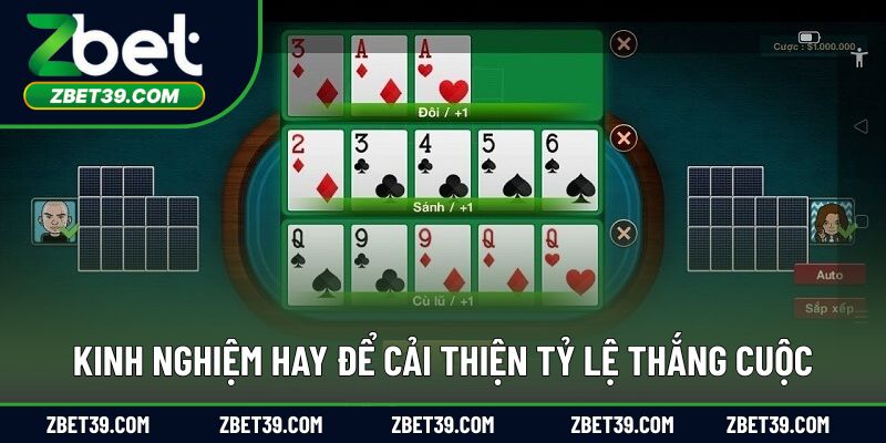 Kinh nghiệm hay để cải thiện tỷ lệ thắng cuộc